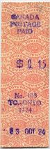 Canadian Parcel Post NCR Meters