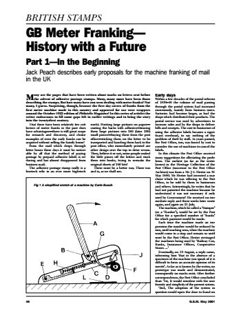 GB Meter Franking-History